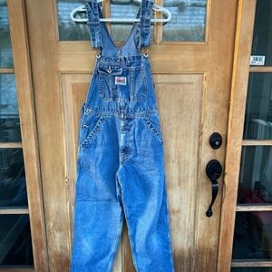 Vintage IKEDA Stone Wash Denim Overalls - Size